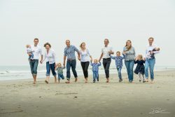 Familie Portret strand Hoek van Holland-1