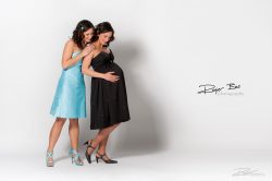 Zwangerschap fotoshoot dikke buik studio-1