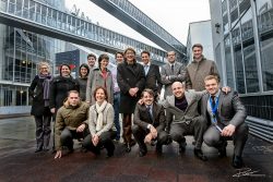 Groepsfoto conference team Rotterdam Van Nelle