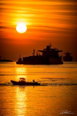 PortofRotterdam - haven Rotterdam zonsondergang-3