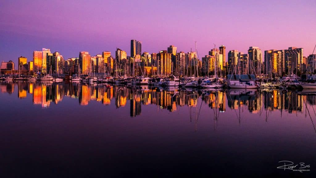 Vancouver skyline from Stanley Park