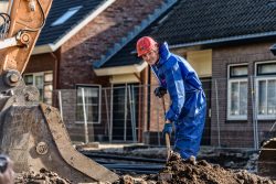 Bouw Fotograaf - Afgraven verontreinigde grond