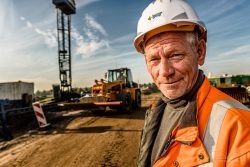 Bouw Fotograaf - Portret vsan een opzichter