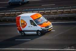 PostNL busje onderweg