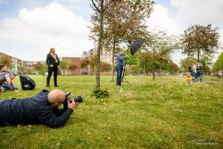 Laptop tent voor reclame shoot buiten-4