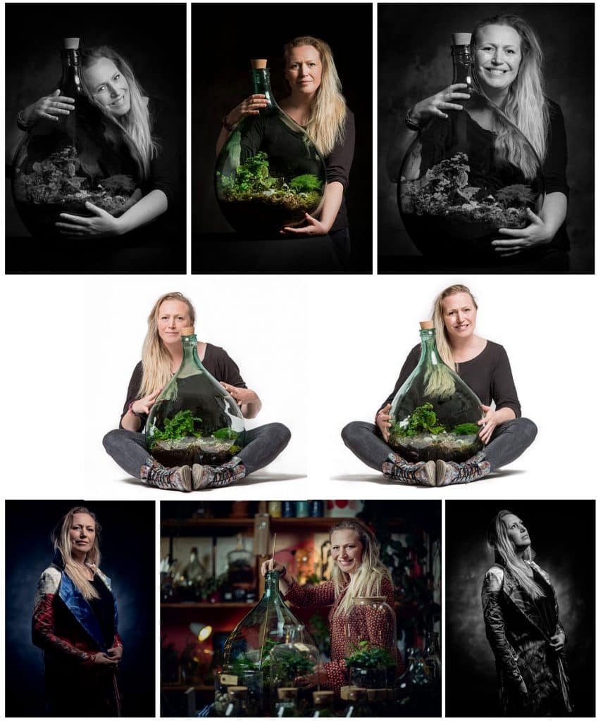 Mijn studio zit in een ruimte met een aantal andere ondernemers. Eén daarvan is Angelique met haar Plantenwinkel.