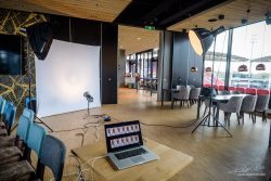 Studio in Stadion Galgenwaard