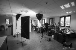 Studio op locatie in kantoor