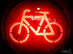 Verkeer - Fietslicht op rood