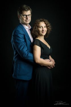 Familieportret - klassiek koppel met Rembrandtlicht