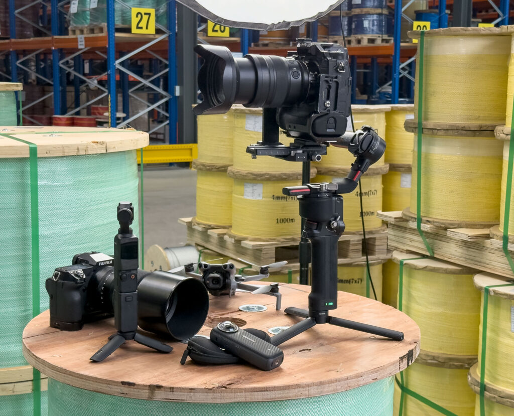 Voor deze fotografie en videoshoot maakte ik gebruik van 5 verschillende camera's